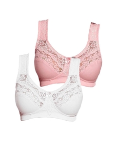 Бюстгальтер-футболка, розовый/белый Petite fleur