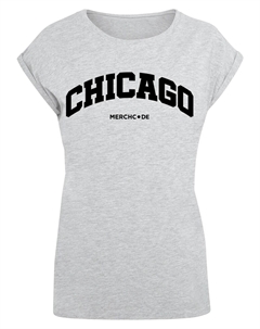 Рубашка Chicago, пестрый серый Merchcode