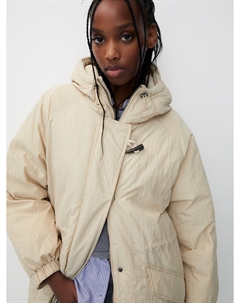 Межсезонная парка, экрю Pull & bear