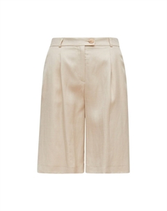 Широкие брюки со складками спереди, крем Comma,