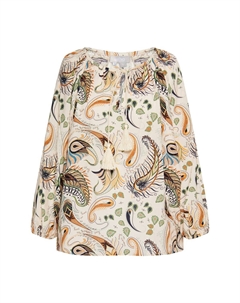 Блузка, крем Usha