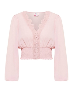 Блузка, светло-розовый Izia