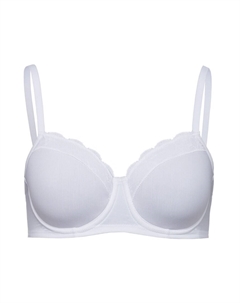 Бюстгальтер-футболка Cotton Lace, белый Hanro