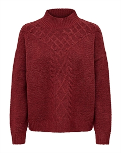 Свитер AMBER, красное вино Only