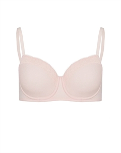 Бюстгальтер-футболка Cotton Lace, розовый Hanro