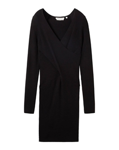 Вязанное платье, черный Tom tailor