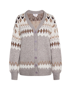 Вязаный кардиган, серый Usha