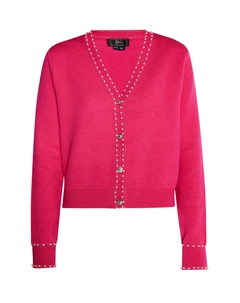 Толстовка Strickjacke Mit Perlen, розовый Faina