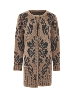 Толстовка Strickjacke, темно-розовый черный Faina