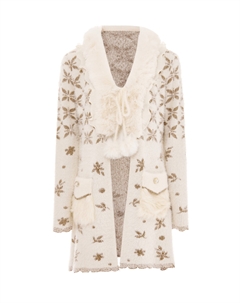 Толстовка Strickjacke, цвет Wollweiss Gold Faina