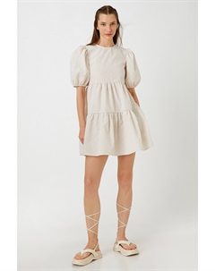 Детальное платье сзади, экрю Koton