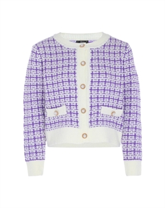 Толстовка Strick Cardigan, цвет WOLLWEISS FLIEDER Faina