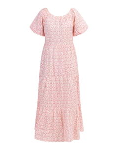 Платье Kurzarm Maxi, цвет Neon Pink Izia