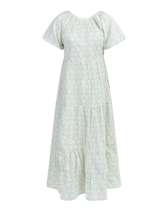 Платье Kurzarm Maxi, бирюзовый Izia