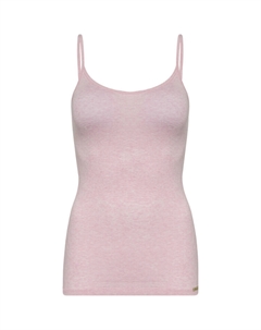 Топ Fairtrade Unterhemd Spaghettiträger, цвет Rosa-Melange Comazo earth