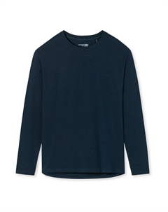 Пижамная рубашка, темно-синий Schiesser