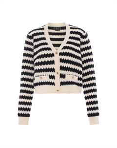 Толстовка Strick Cardigan, белый черный Faina