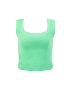 Спортивная футболка Strick Top, светло зеленый Mymo