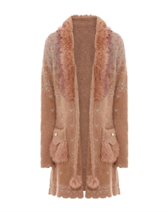 Толстовка Strickjacke, цвет Dunkelrosa Rosa Gold Faina