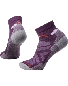 Женские прозрачные носки до щиколотки с легкой подушкой и узором Каньон, фиолетовый Smartwool