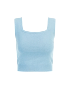 Спортивная футболка Strick Top, светло синий Mymo