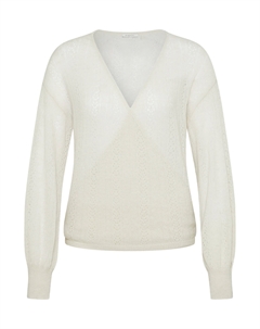 Свитер V Ausschnitt, бежевый Bugatti