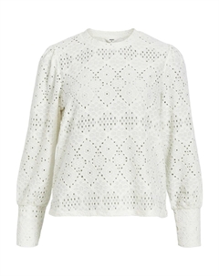 Блузка Feodora, натуральный белый Object