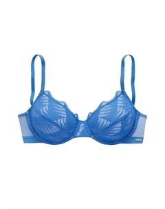 Бюстгальтер-футболка, синий Lascana