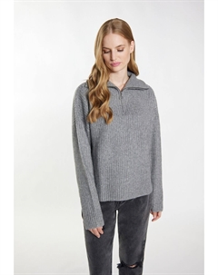 Свитер, пестрый серый Dreimaster