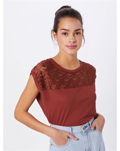 Рубашка Nicole, красный фиолетовый Only