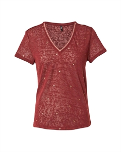 Рубашка STEPHANIA, темно-красный Only