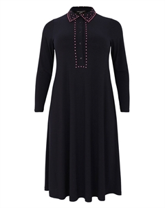 Рубашка-платье mit Druck, синий Yoek