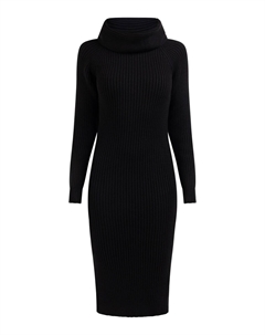 Вязанное платье, черный Faina