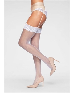 Чулки с задержкой, белый Lascana