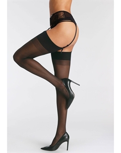 Чулки с задержкой, черный Lascana