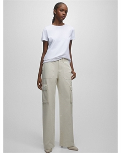 Обычные брюки-карго, камень Pull & bear