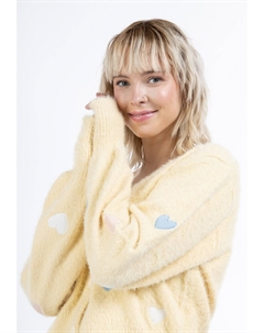 Вязаный кардиган Biany, светло-желтого Mymo