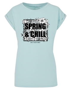 Рубашка Spring And Chill, синий Merchcode