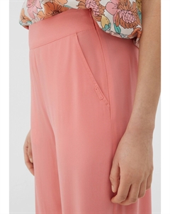 Широкие брюки QS by, розовый S.oliver