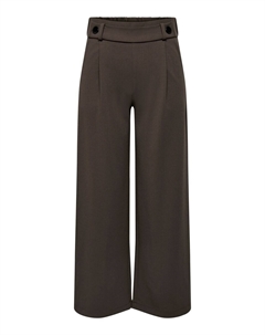 Широкие брюки со складками спереди Geggo, темно коричневый Jdy