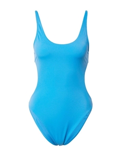 Купальник-футболка с бюстгальтером, светло-синий Weekday