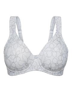 Бюстгальтер-футболка minimizer на косточках из переработанного полиамида, серебристый Bpc selection