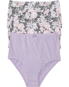 Трусы на талии (4 шт), сиреневый Bpc bonprix collection