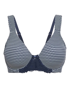 Бюстгальтер-футболка minimizer на косточках из переработанного полиамида, синий Bpc selection