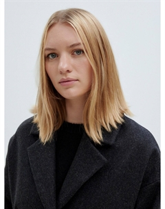 Межсезонное пальто Santo, антрацит Edited