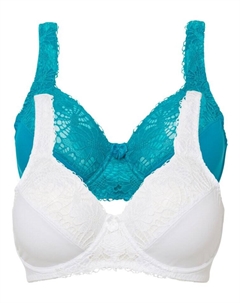 Бюстгальтер минимайзер на косточках (2 шт в упаковке), белый Bpc selection