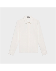 Приталенная рубашка из шелкового жоржета Theory