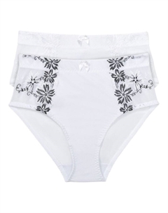 Трусики-формы (2 шт) из переработанного полиамида, белый Bpc selection