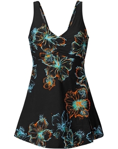 Купальное платье средней моделирующей силы, черный Bpc selection