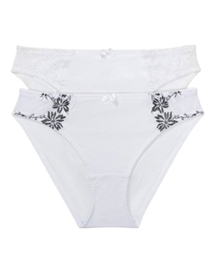 Трусы из переработанного полиамида (2 шт в упаковке), белый Bpc selection